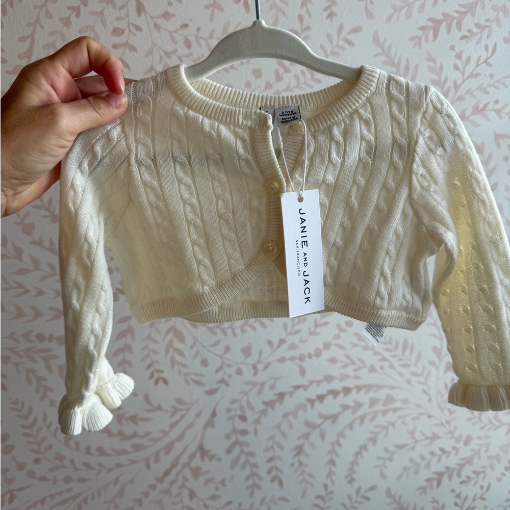 Janie and jack cream sweater.